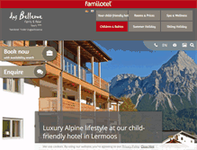Tablet Screenshot of hotel-bellevue.at