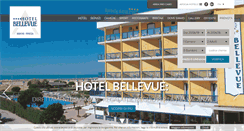 Desktop Screenshot of hotel-bellevue.it