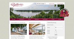 Desktop Screenshot of hotel-bellevue.de